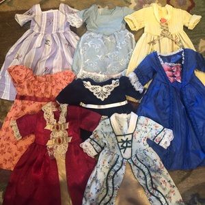 American girl felicity huge historical dress set